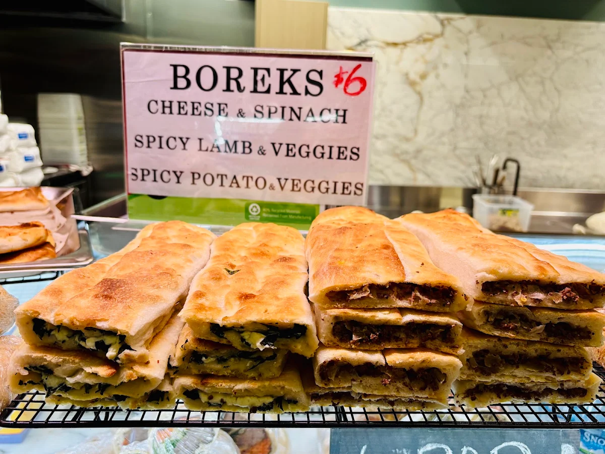 Menu, Boreks