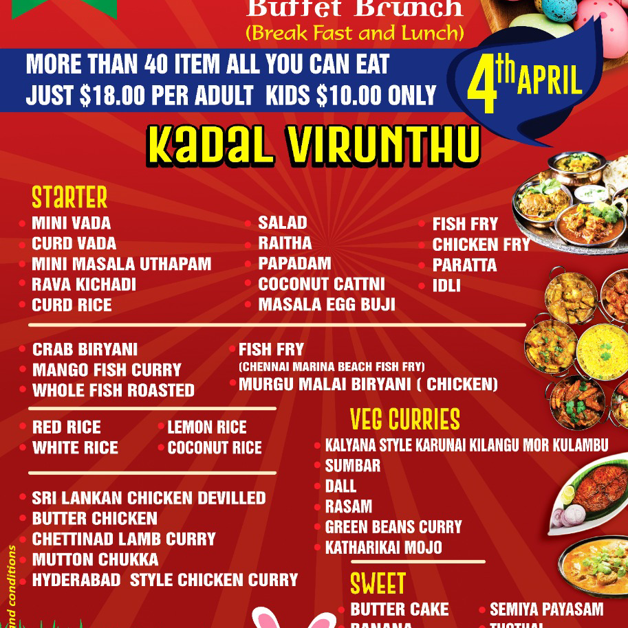 Menu, Mathy Food Corner
