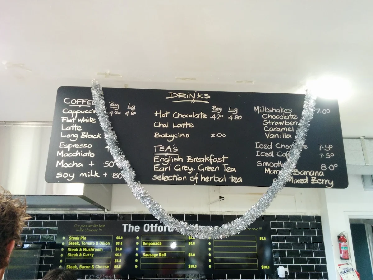 Menu, The Otford Pantry