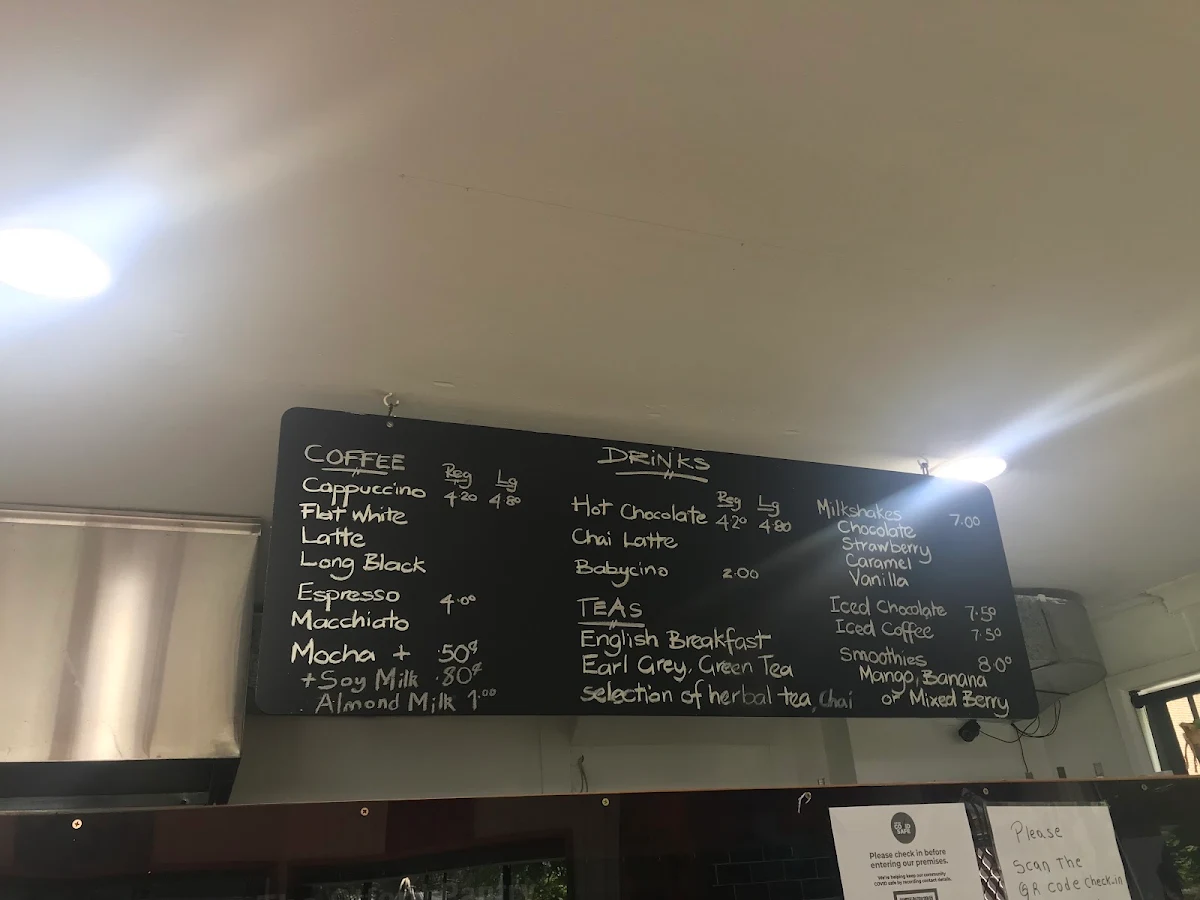 Menu, The Otford Pantry