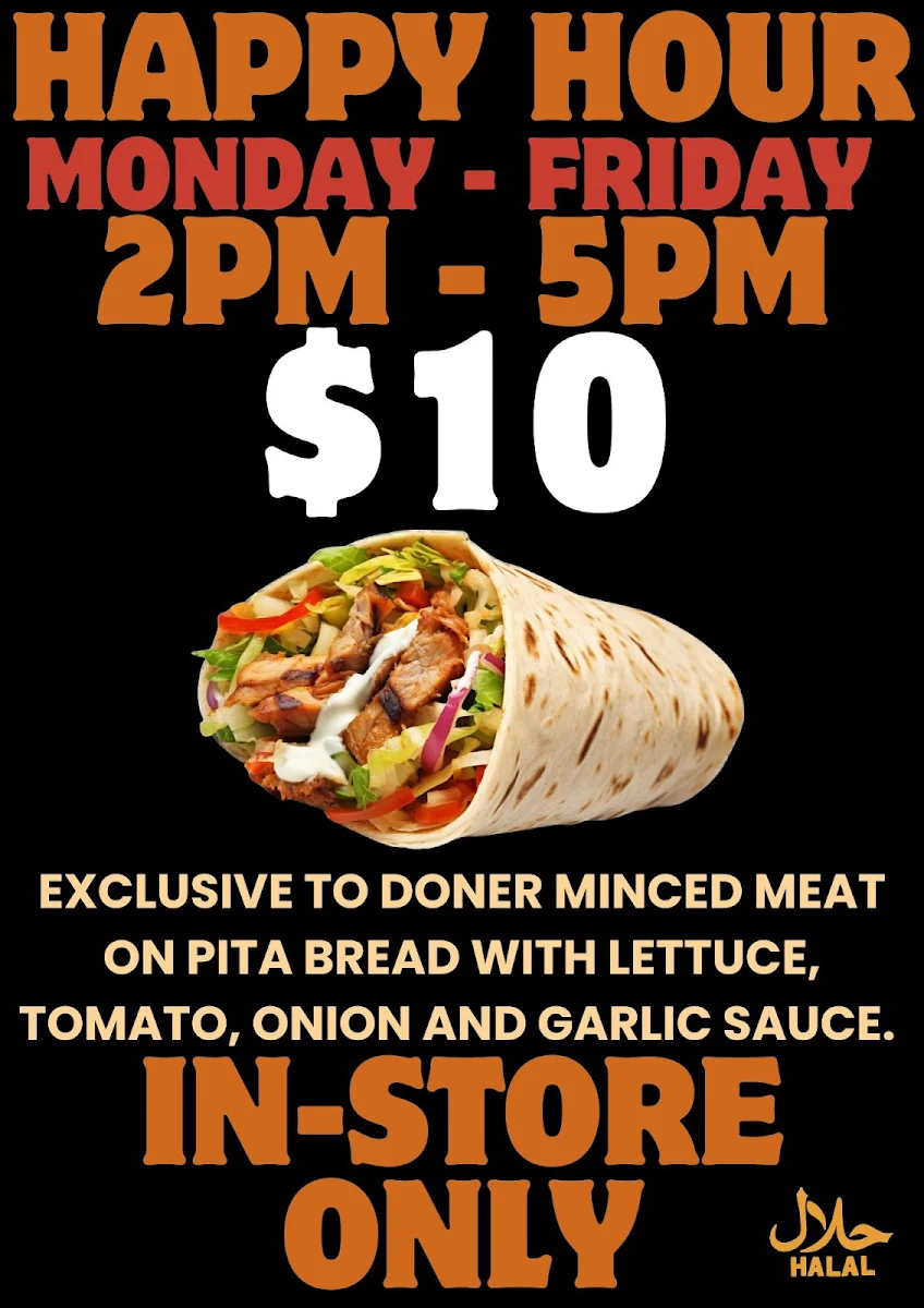 Menu, Kebab And Duo
