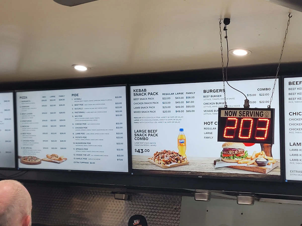 Menu, Mascot Kebab