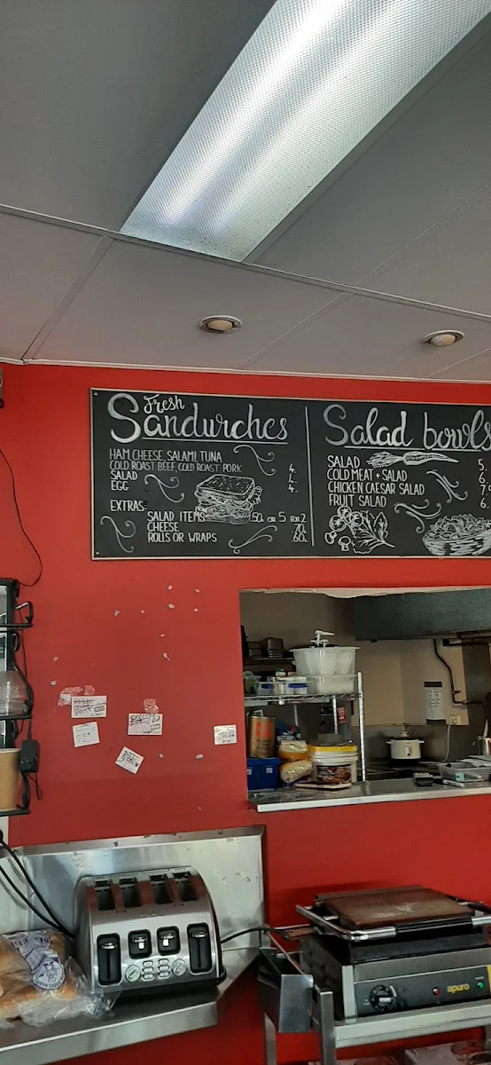 Menu, Bulls Eye Cafe