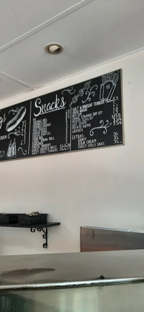 Menu, Bulls Eye Cafe