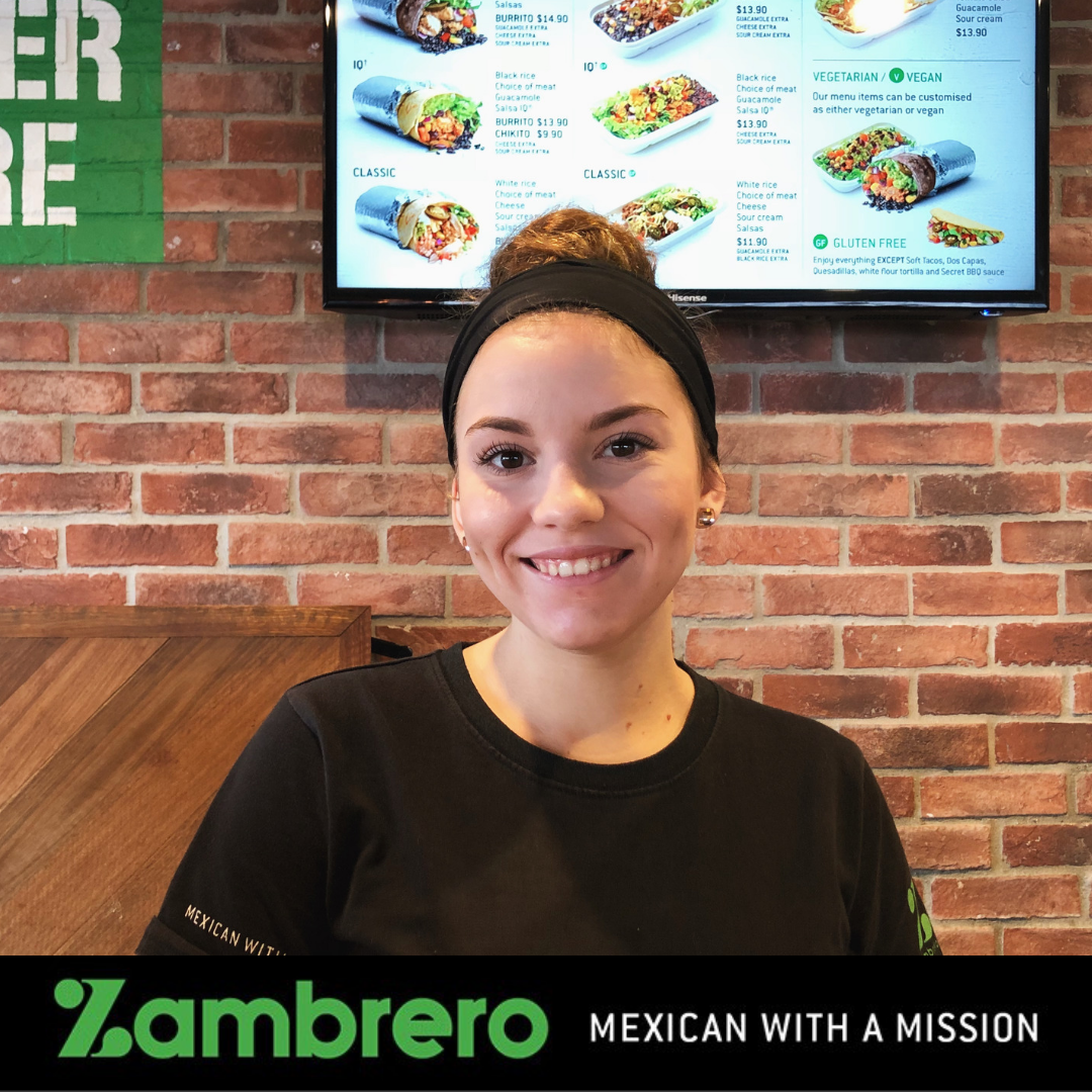Menu, Zambrero Mackay