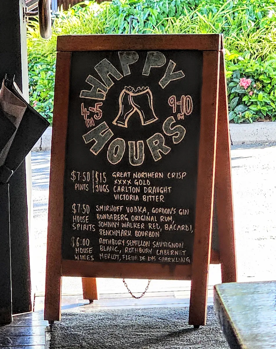 Menu, Paddy's Irish Pub & Grill