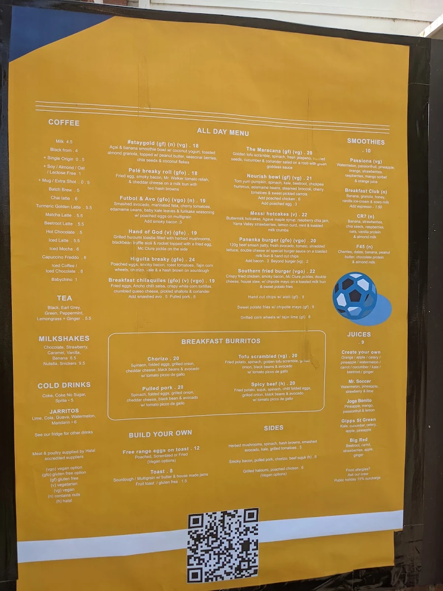 Menu, Panenka