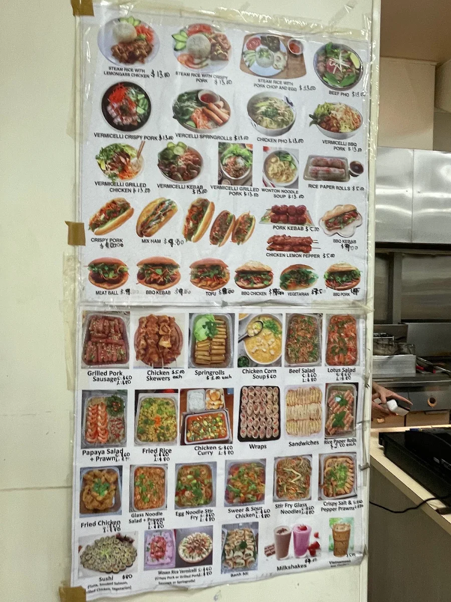 Menu, Lunchez on Highbury