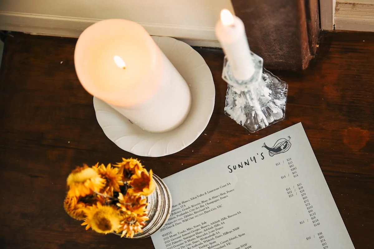 Menu, Sunny’s Kiosk