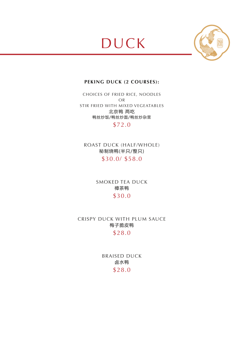 Menu, Little Canton Chinese Restaurant