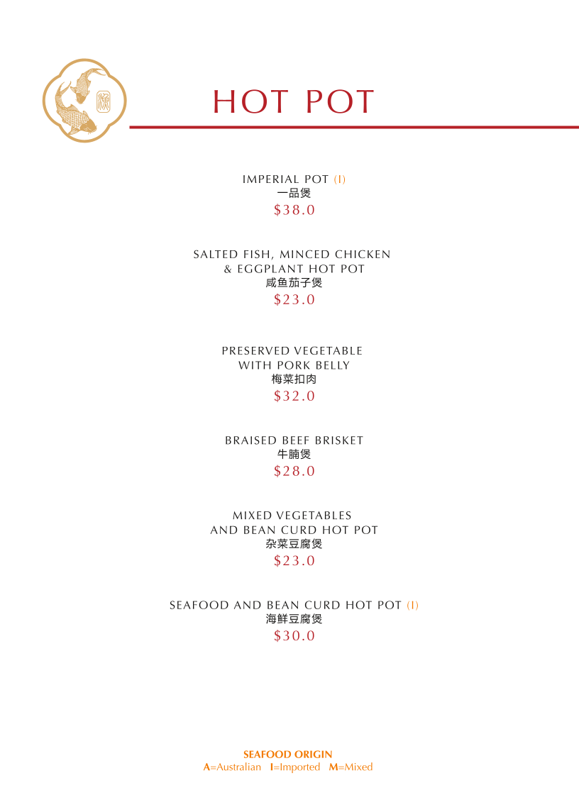 Menu, Little Canton Chinese Restaurant
