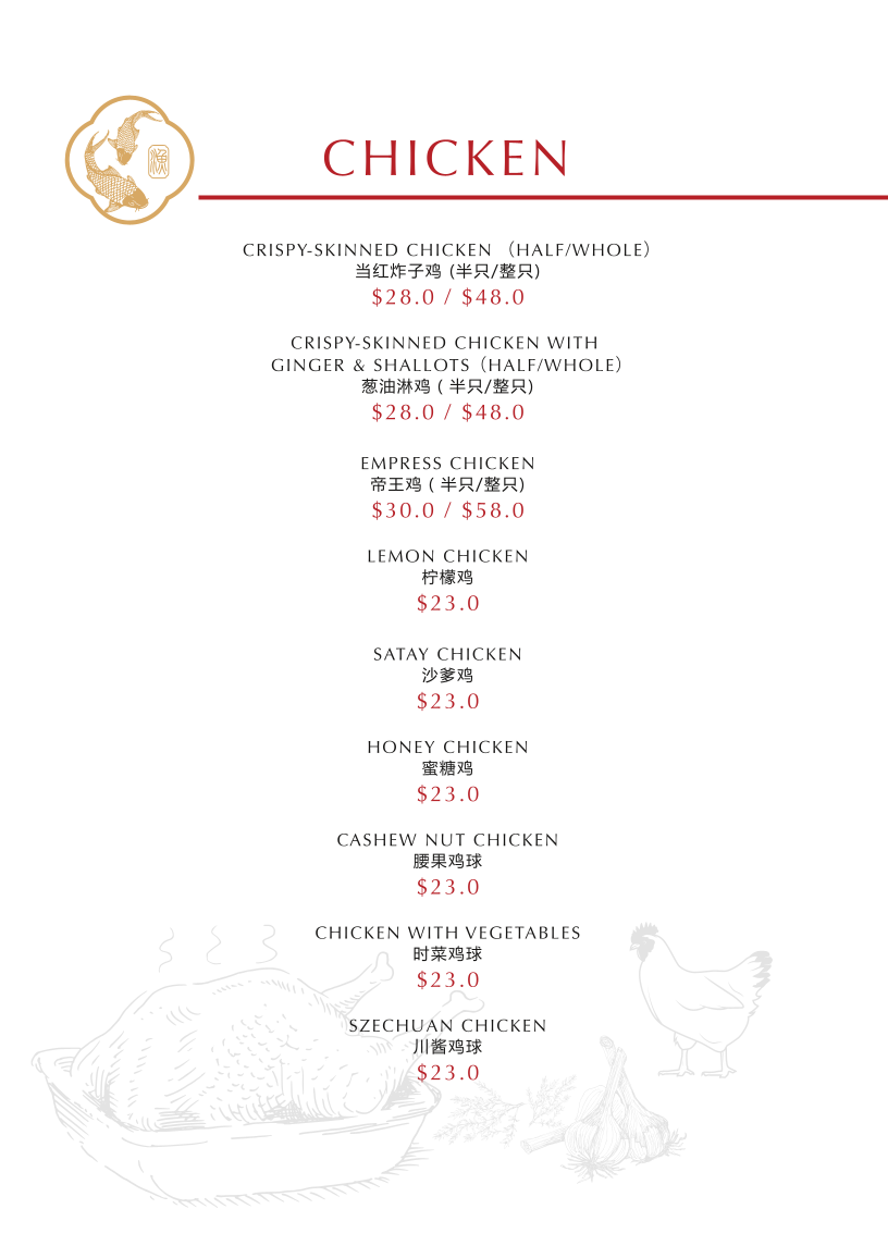 Menu, Little Canton Chinese Restaurant