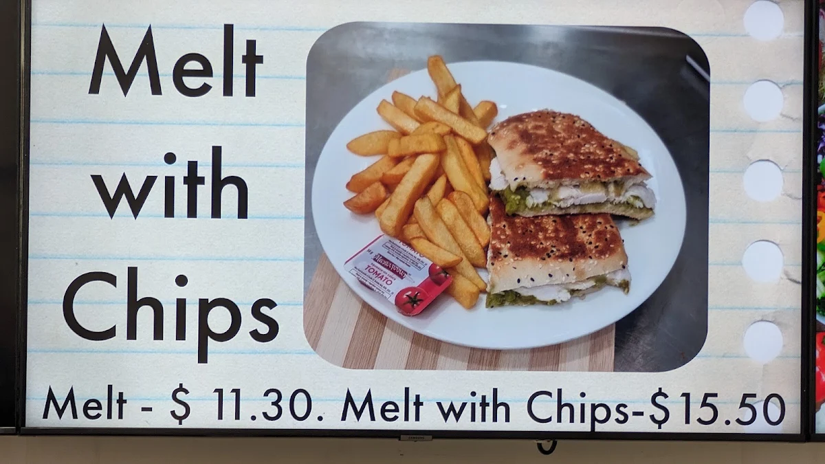 Menu, Bec's Café