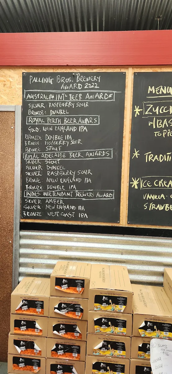 Menu, Cornella Brewery