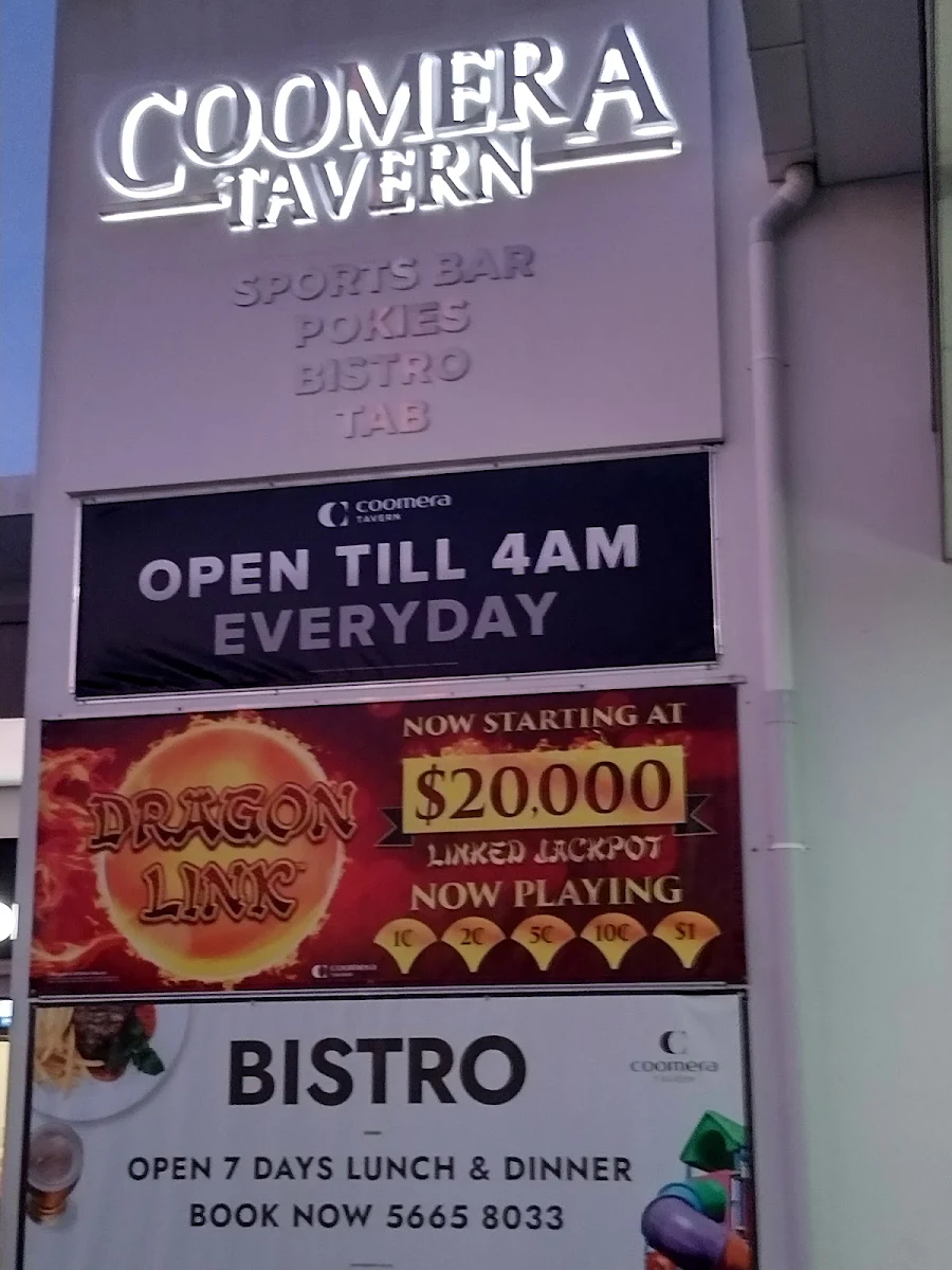 Menu, Coomera Tavern