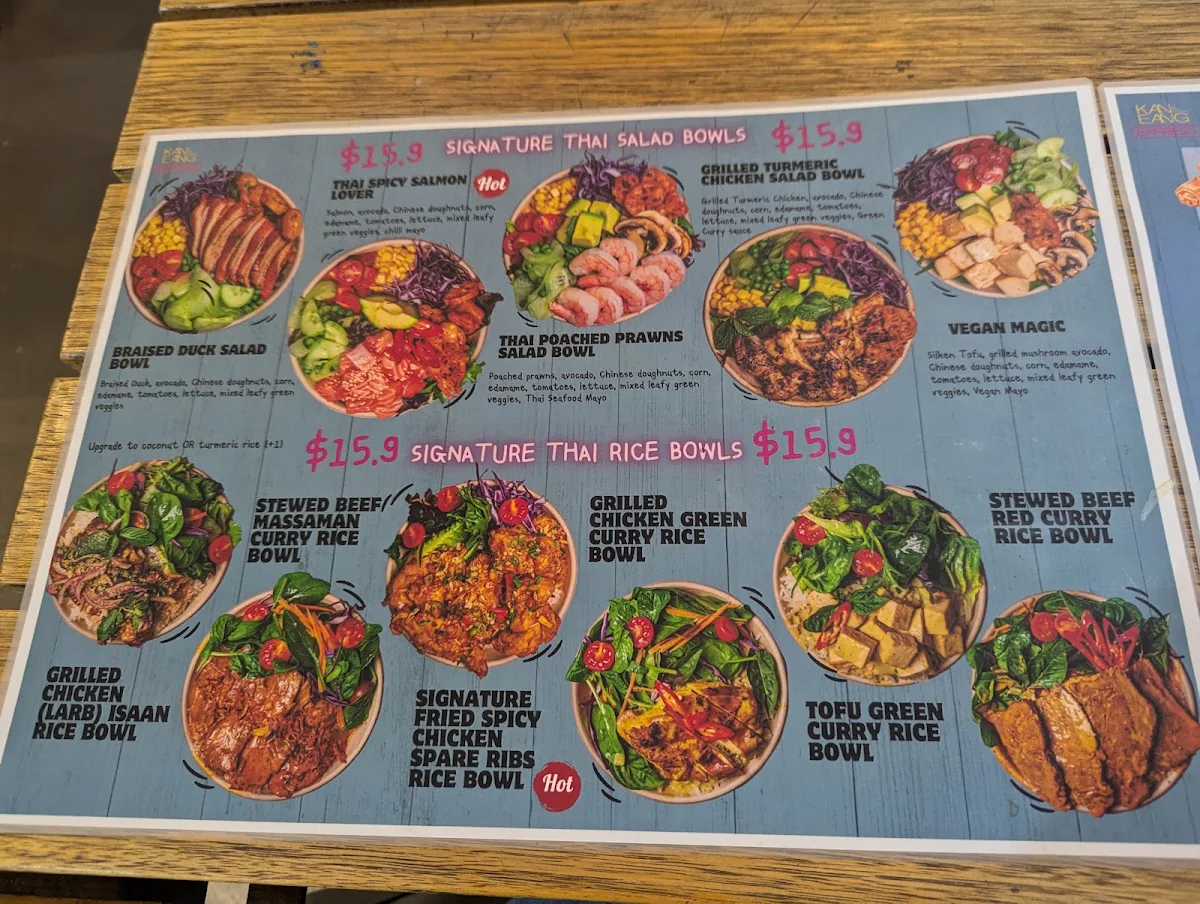 Menu, Kan Eang Express