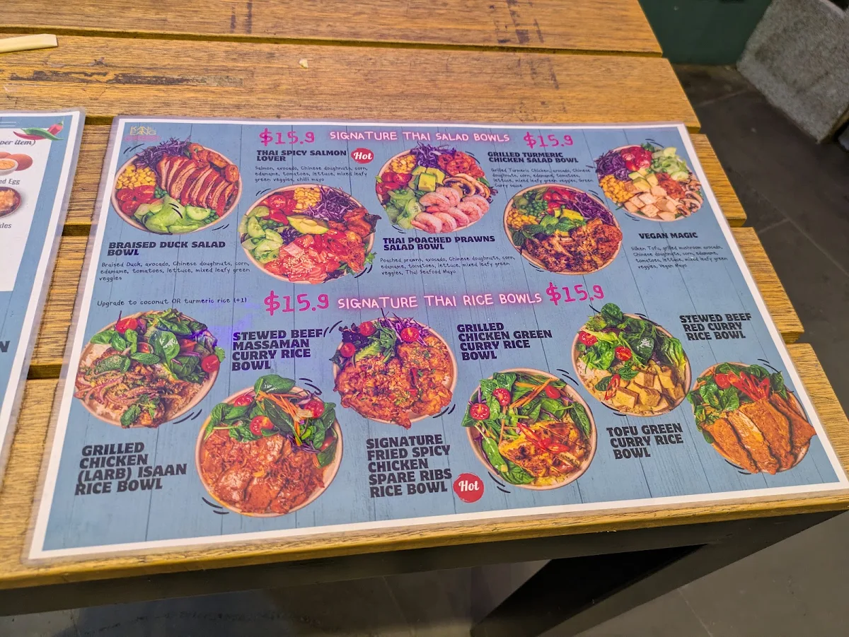 Menu, Kan Eang Express