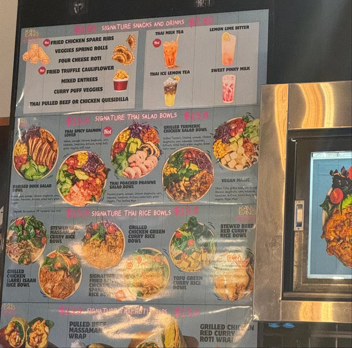 Menu, Kan Eang Express