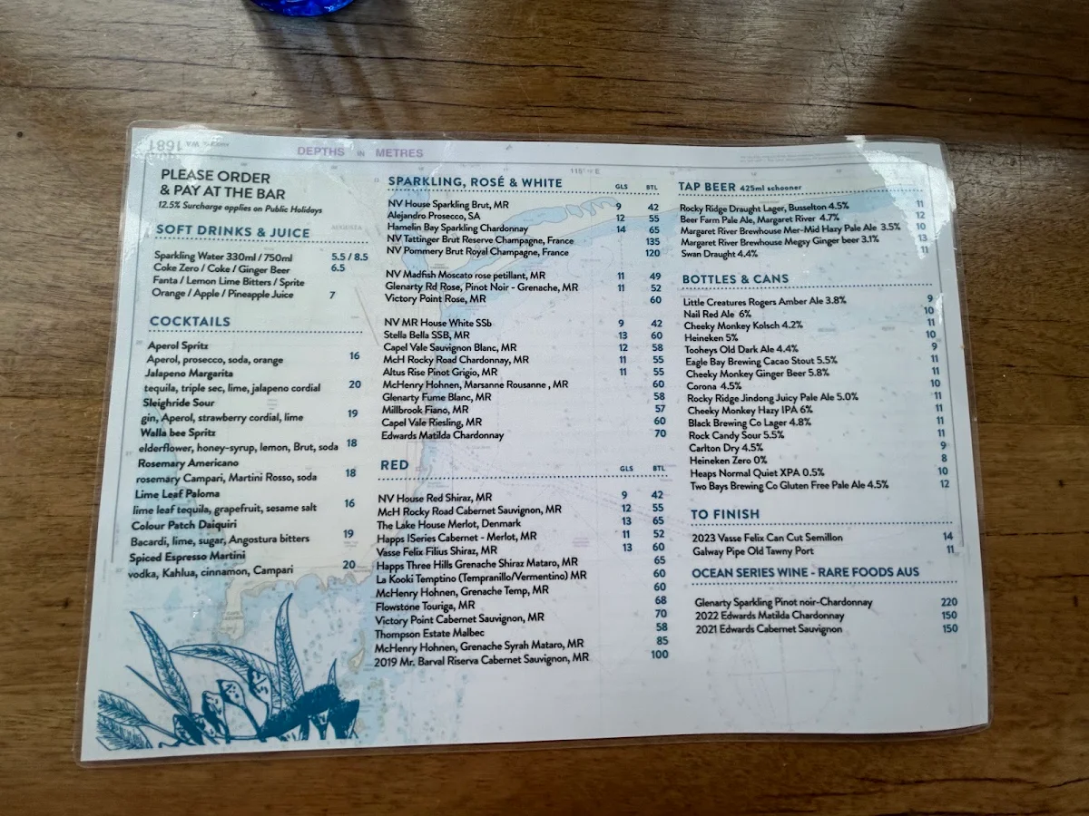 Menu, The Colour Patch
