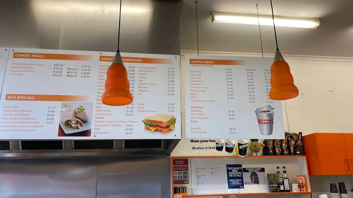 Menu, A-1 Nibbles