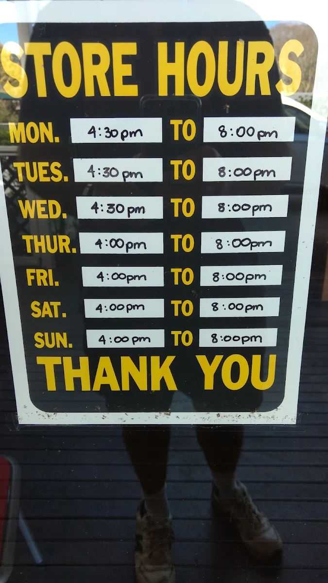 Menu, Canungra Pizza