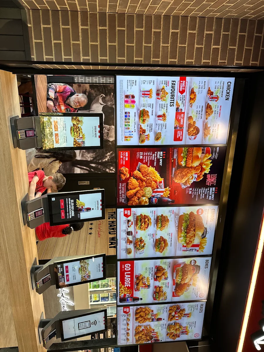 Menu, KFC Artarmon