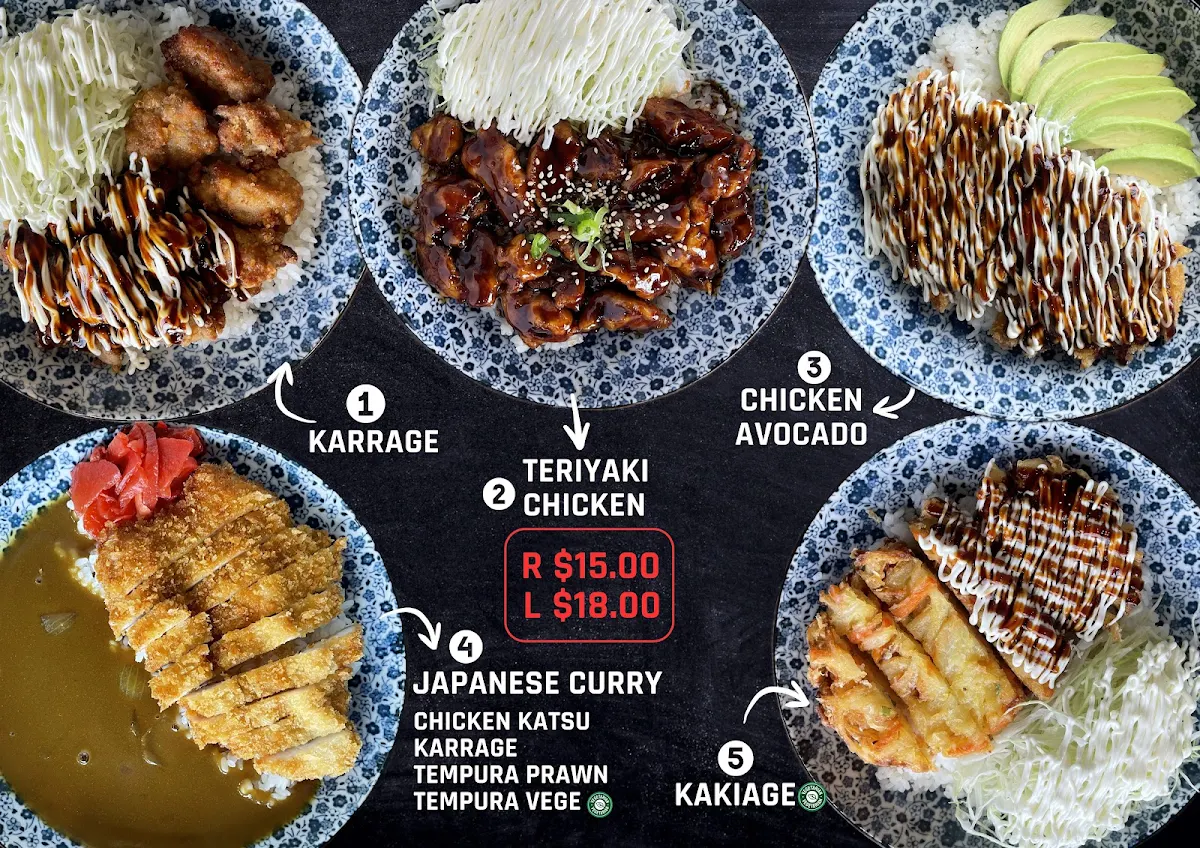 Menu, Kenzo Sushi Japanese & Catering