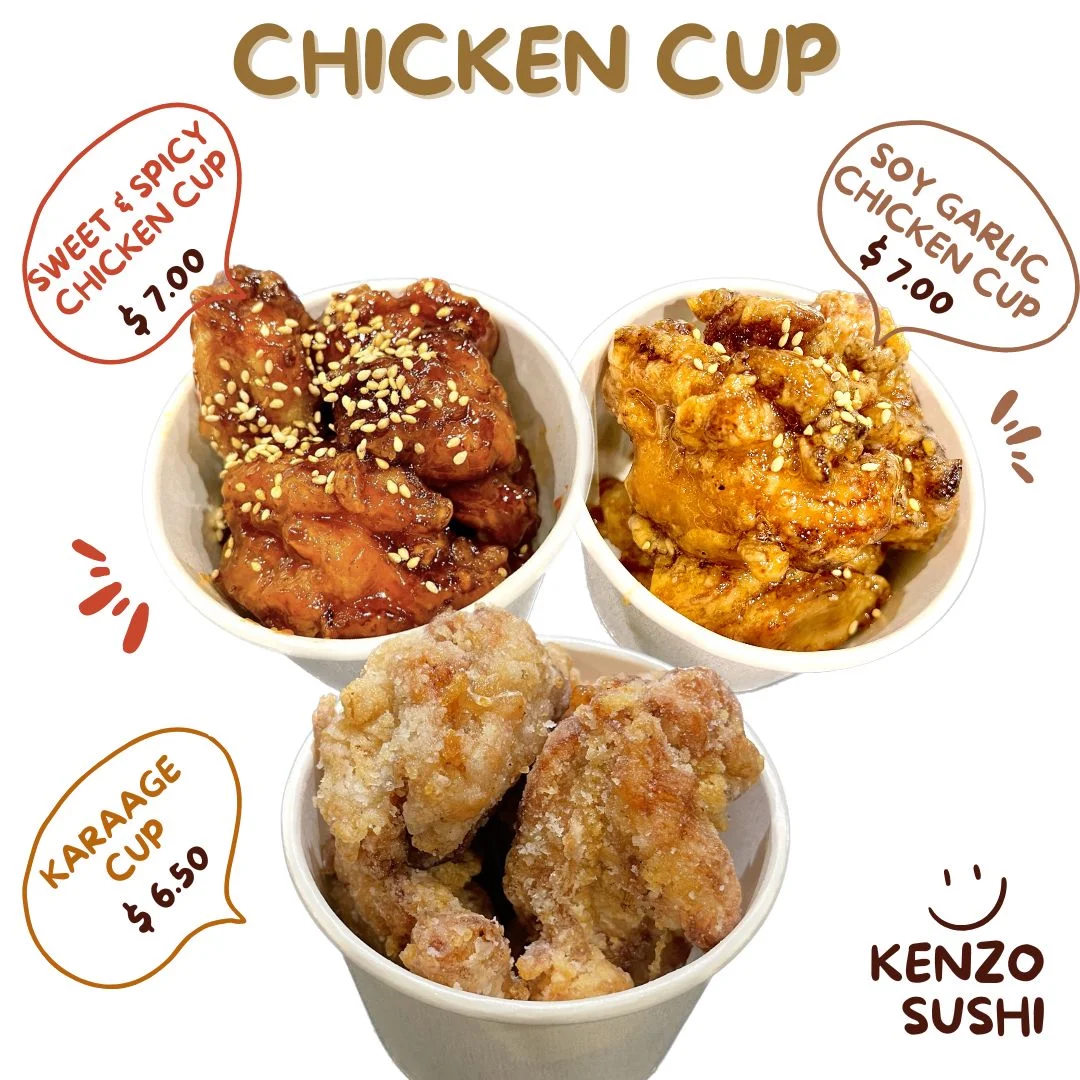 Menu, Kenzo Sushi Japanese & Catering