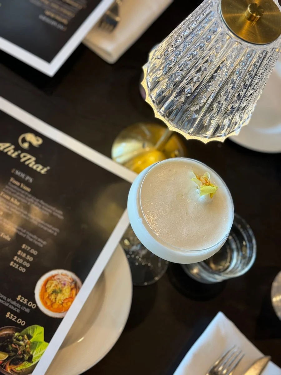 Menu, Ahi Thai Cuisine & Bar