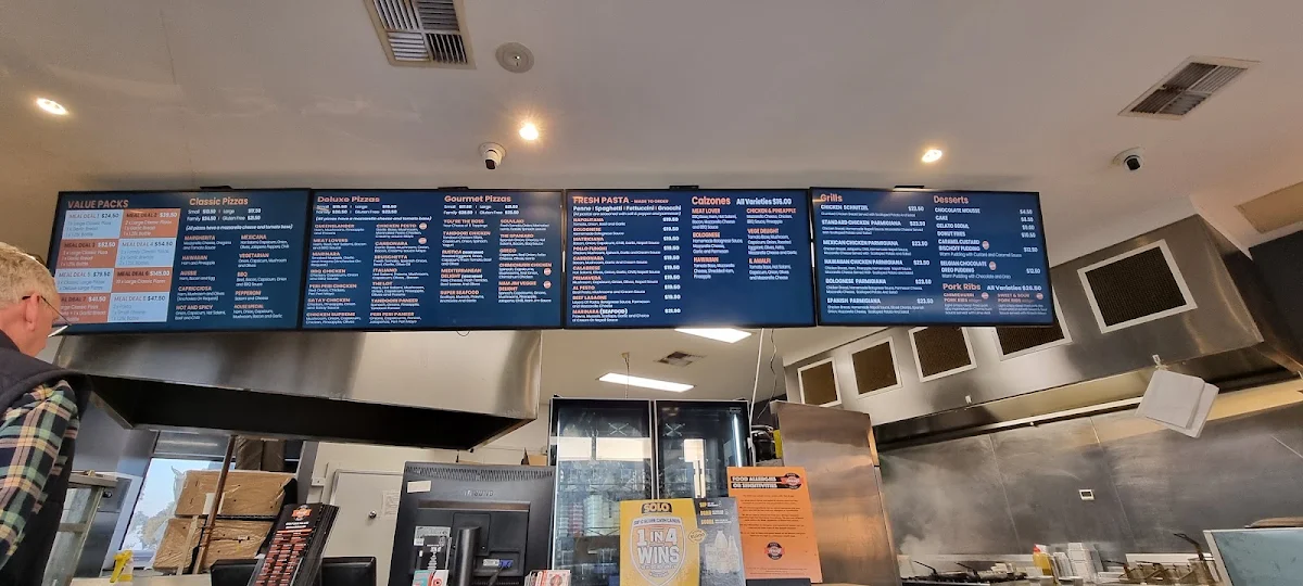 Menu, Amalfi Pizza & Pasta Cranbourne East