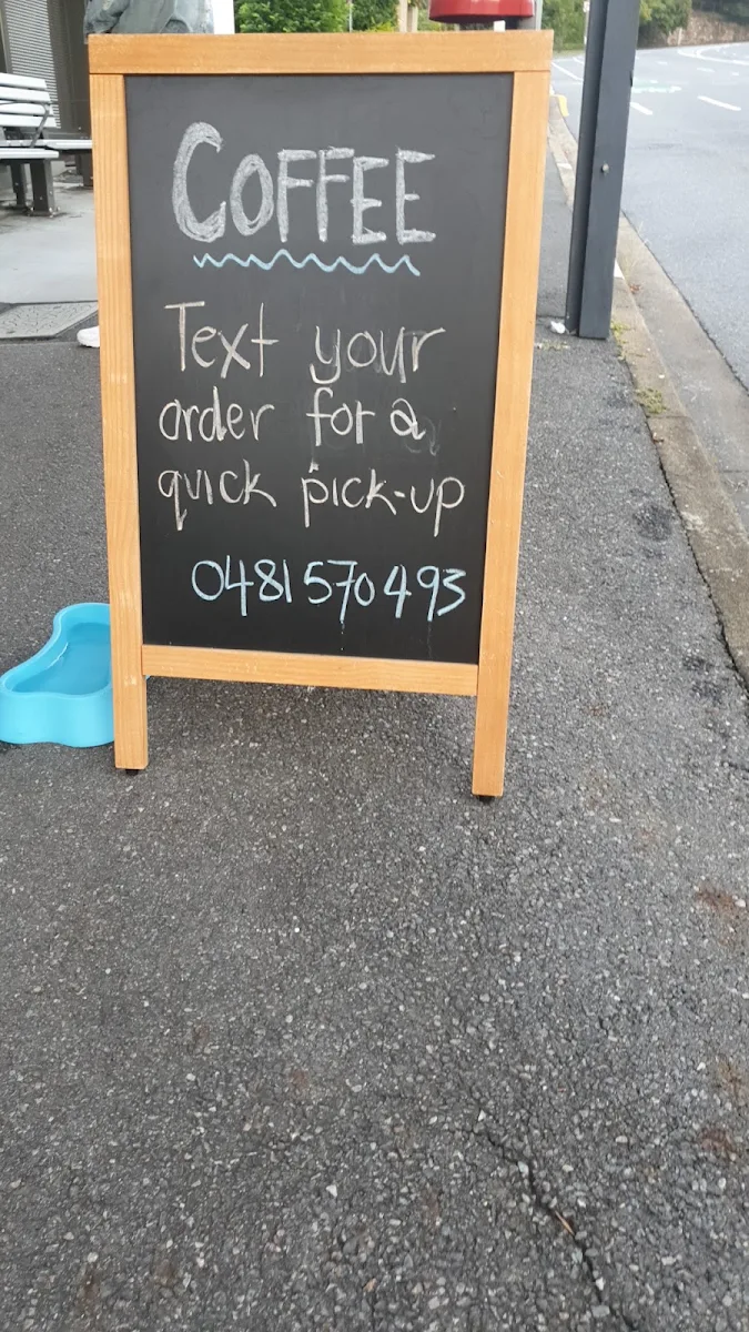 Menu, Coffee on Gladstone