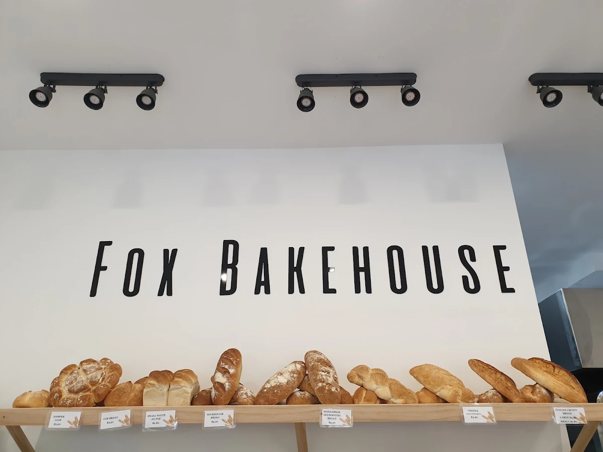 Menu, Fox bakehouse