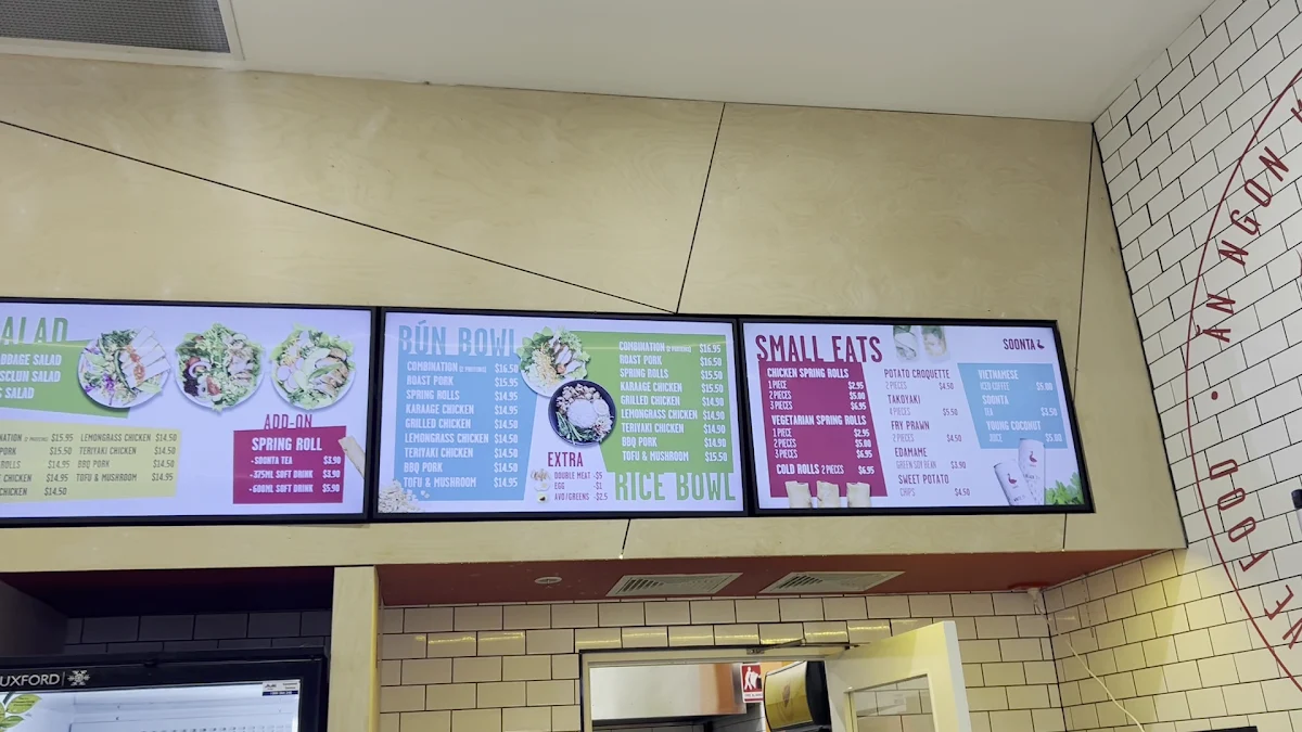 Menu, Soonta Norwood