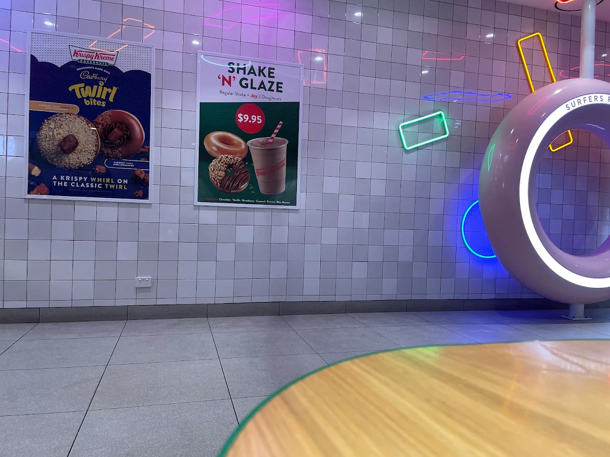 Menu, Krispy Kreme Surfers Paradise