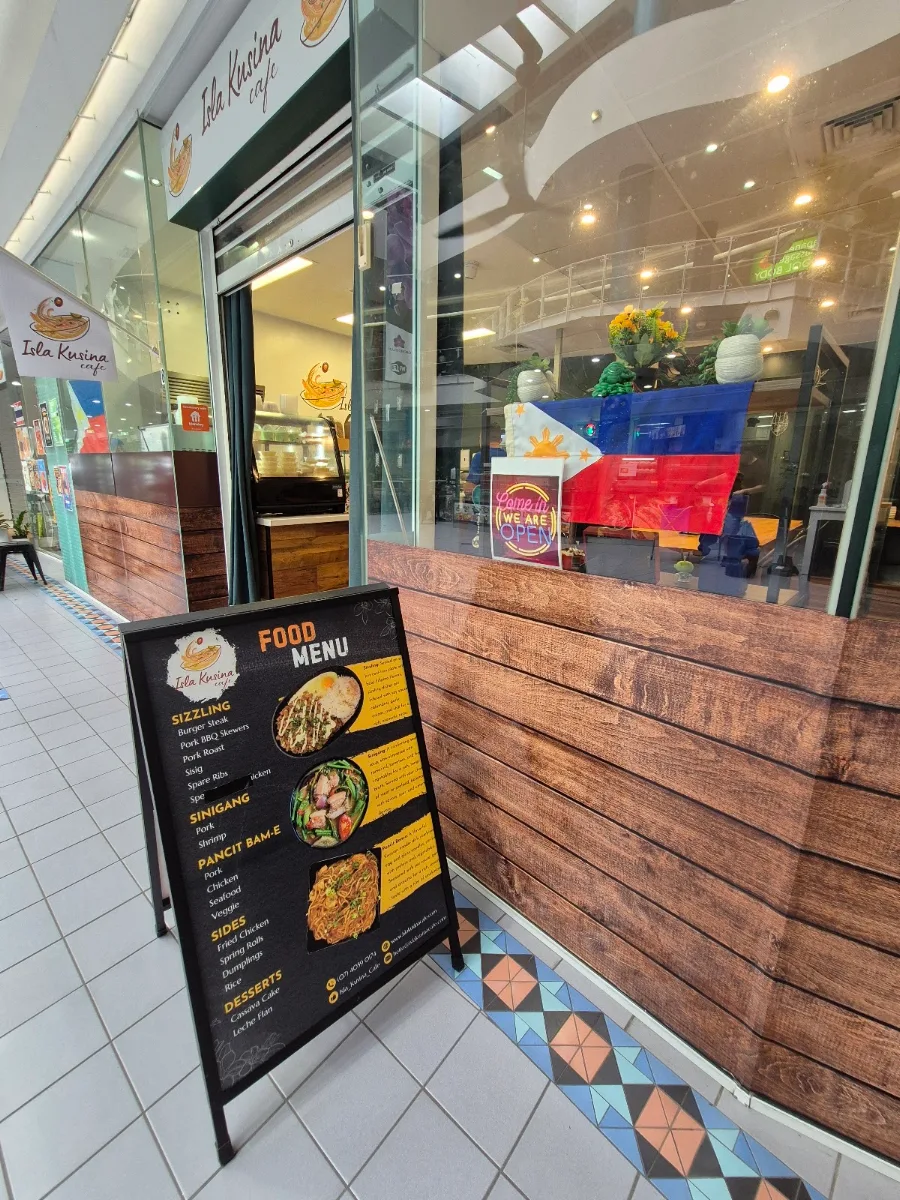 Menu, Isla Kusina Cafe