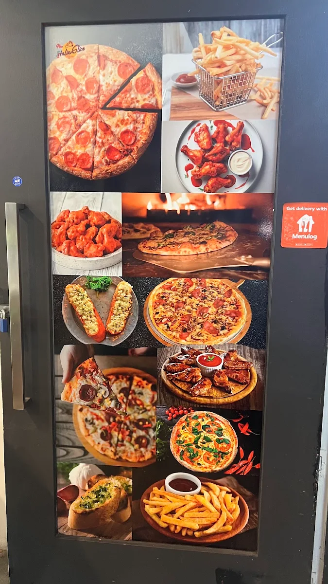 Menu, New Italian Slice Pizzeria