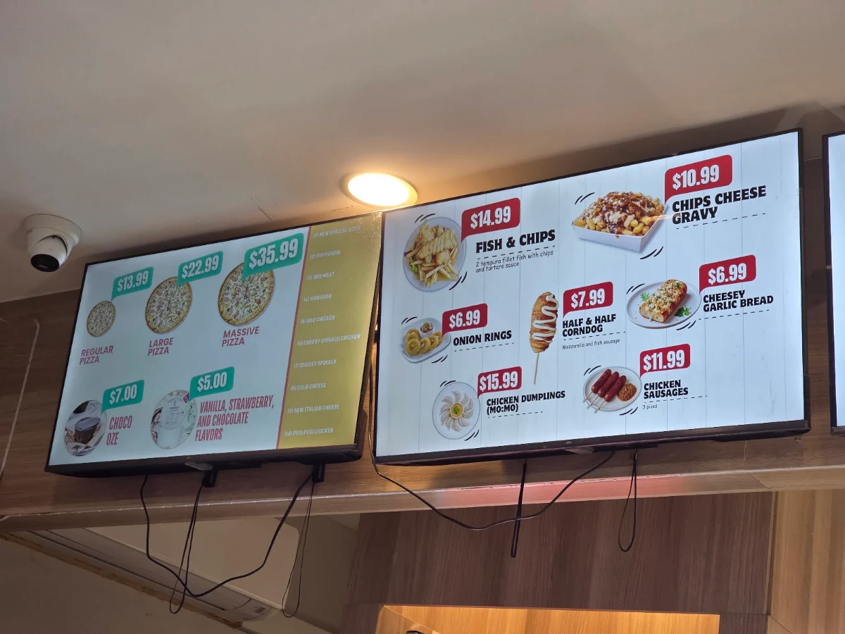Menu, New Italian Slice Pizzeria