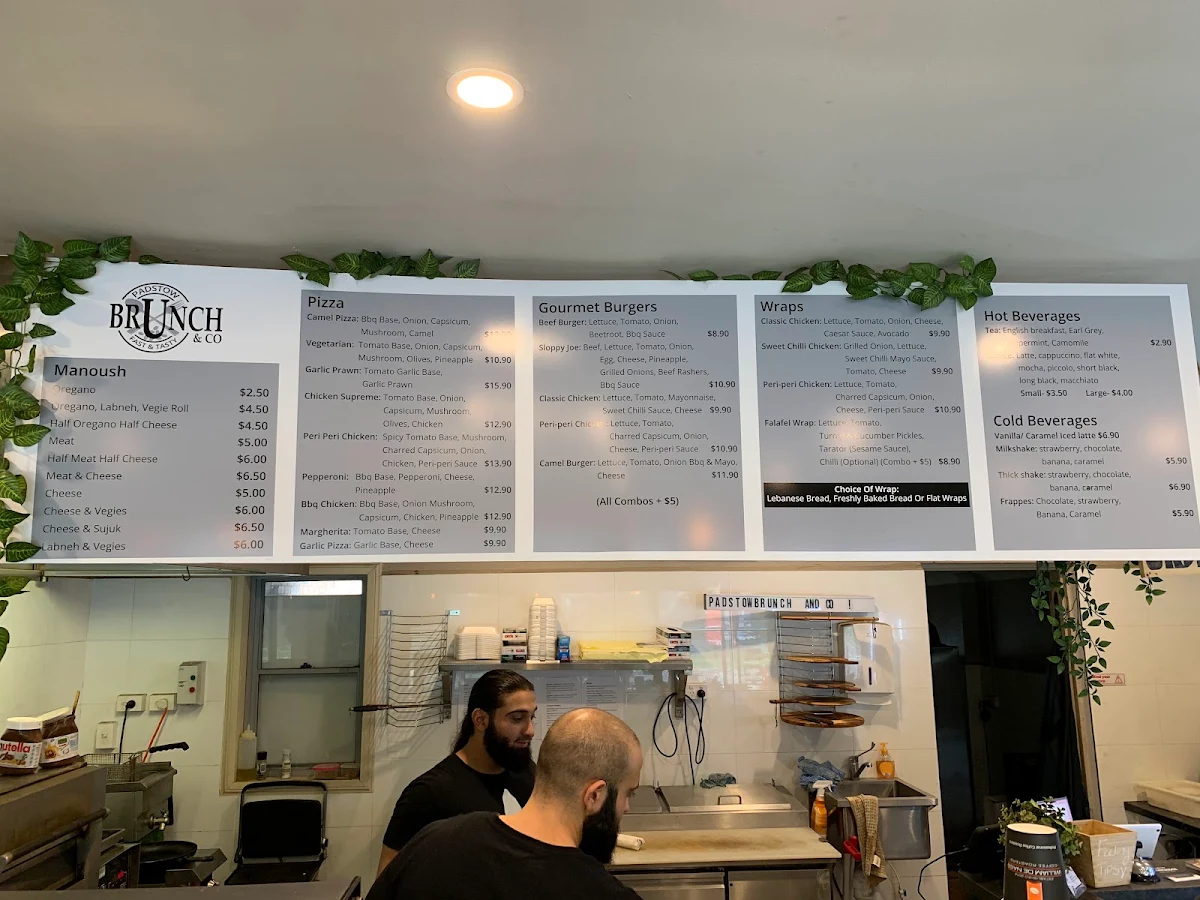 Menu, Manoush & Co