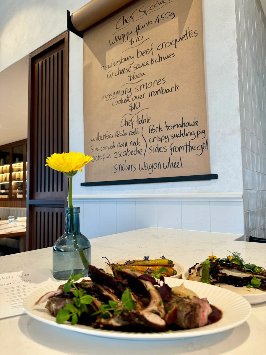 Menu, Sinclair’s