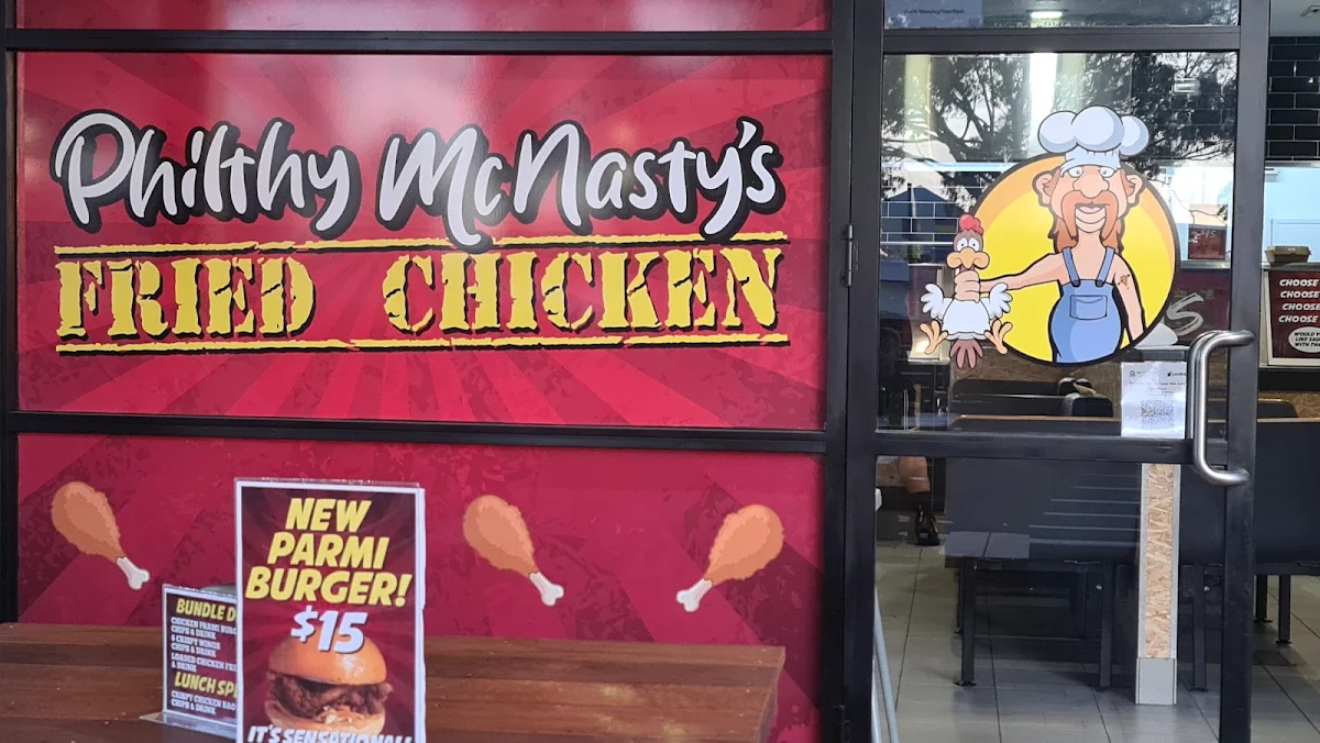Menu, McNasty's Burgers