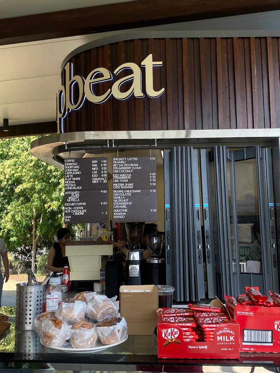 Menu, Upbeat Cafe