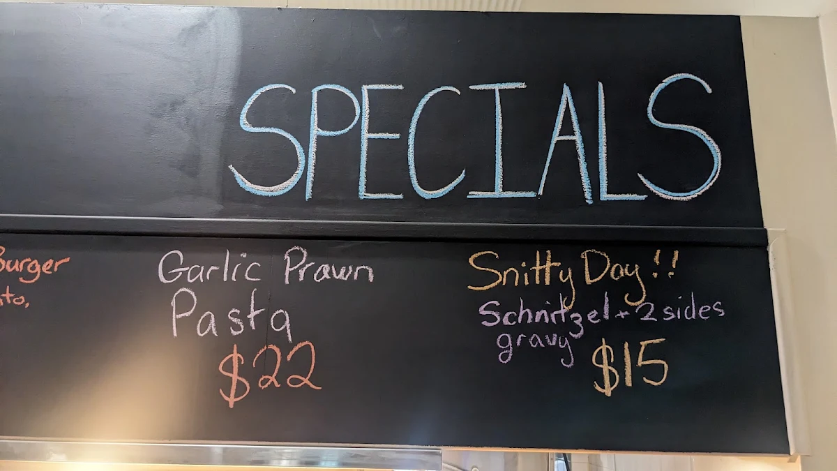 Menu, Miller Park Hotel