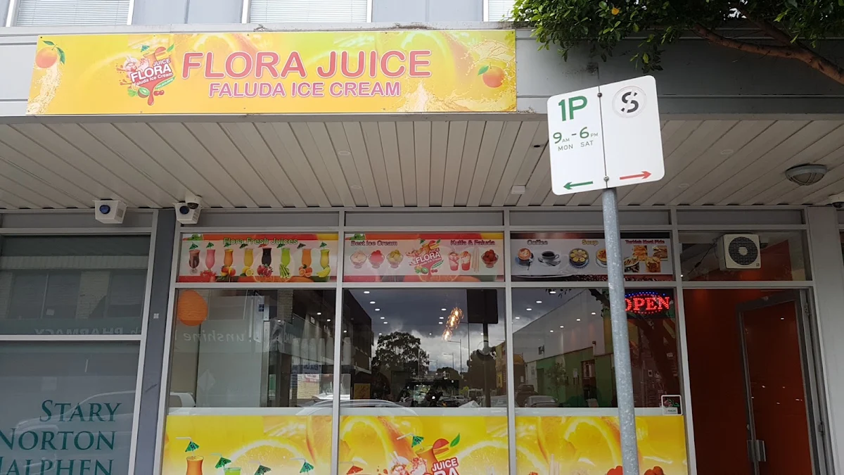 Menu, Flora Juice Sunshine