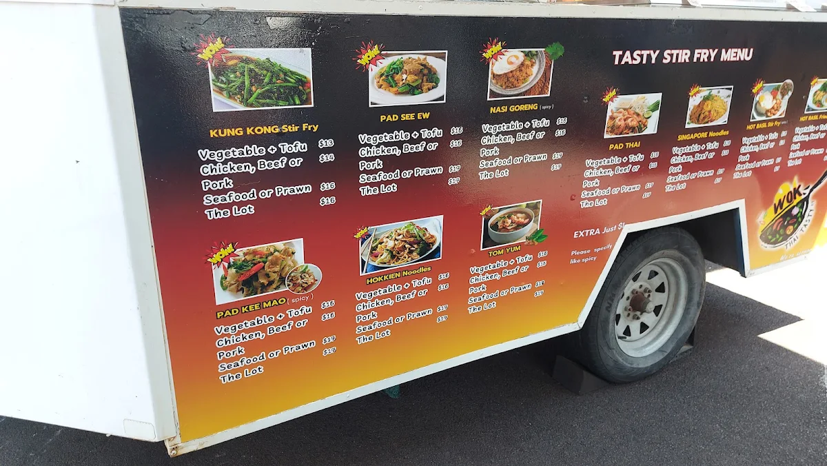 Menu, Thai Tasty NT