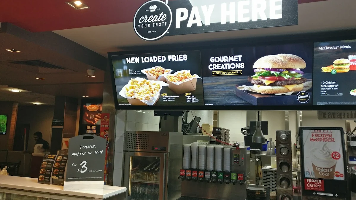 Menu, McDonald's Niddrie
