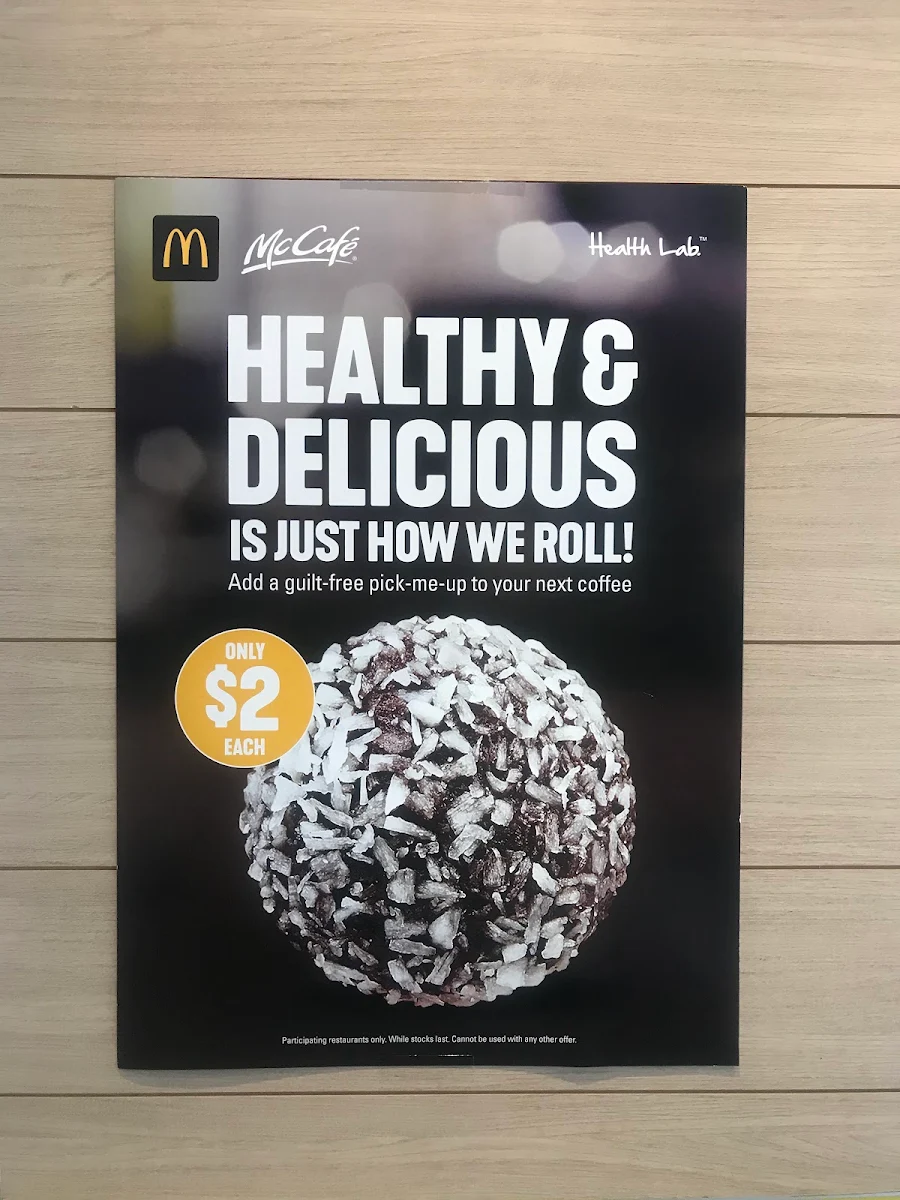 Menu, McDonald's Niddrie