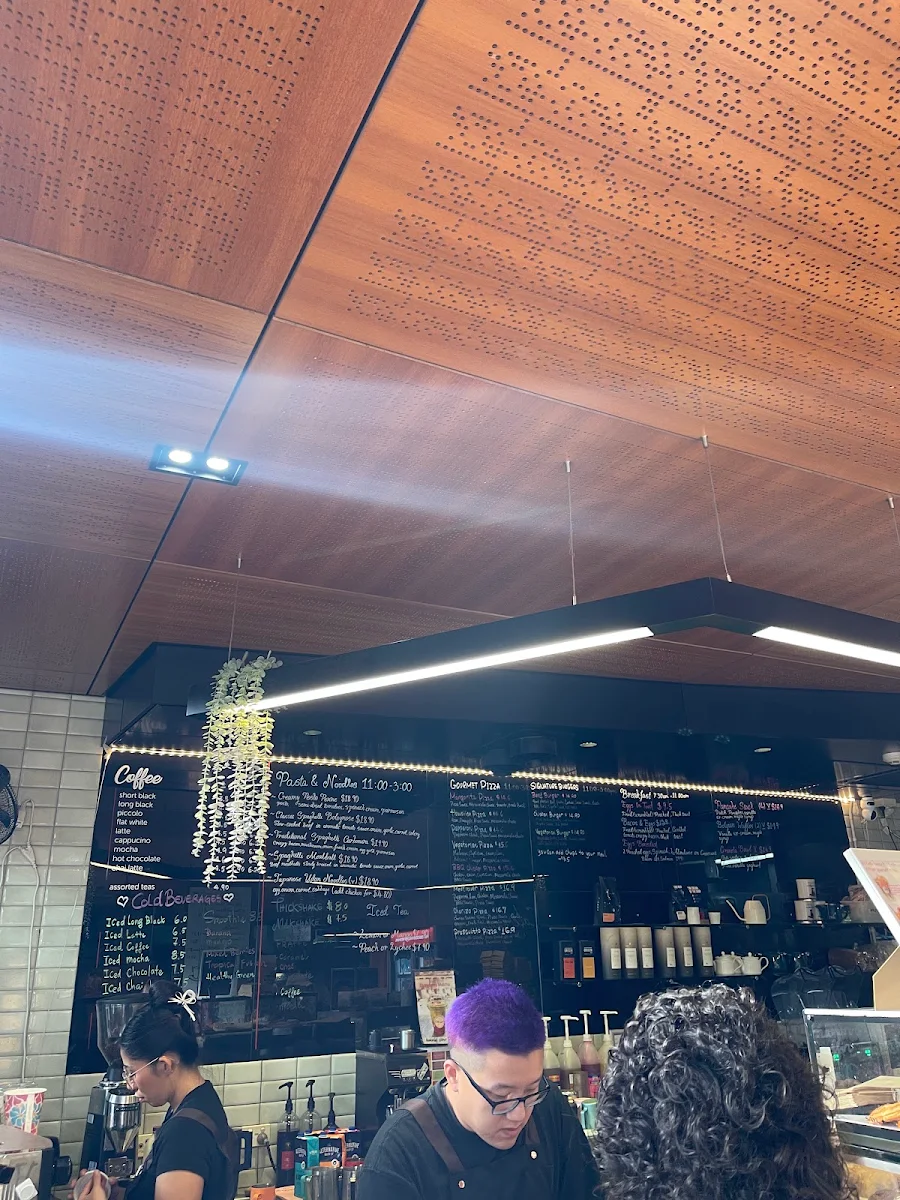 Menu, Cafe Rossa