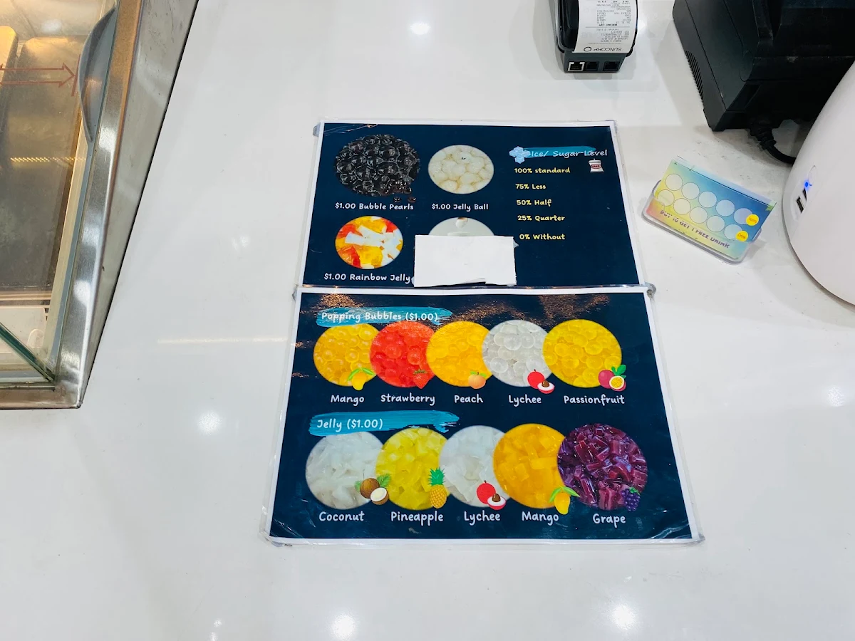 Menu, HYPERDOME Bubble And Sweets