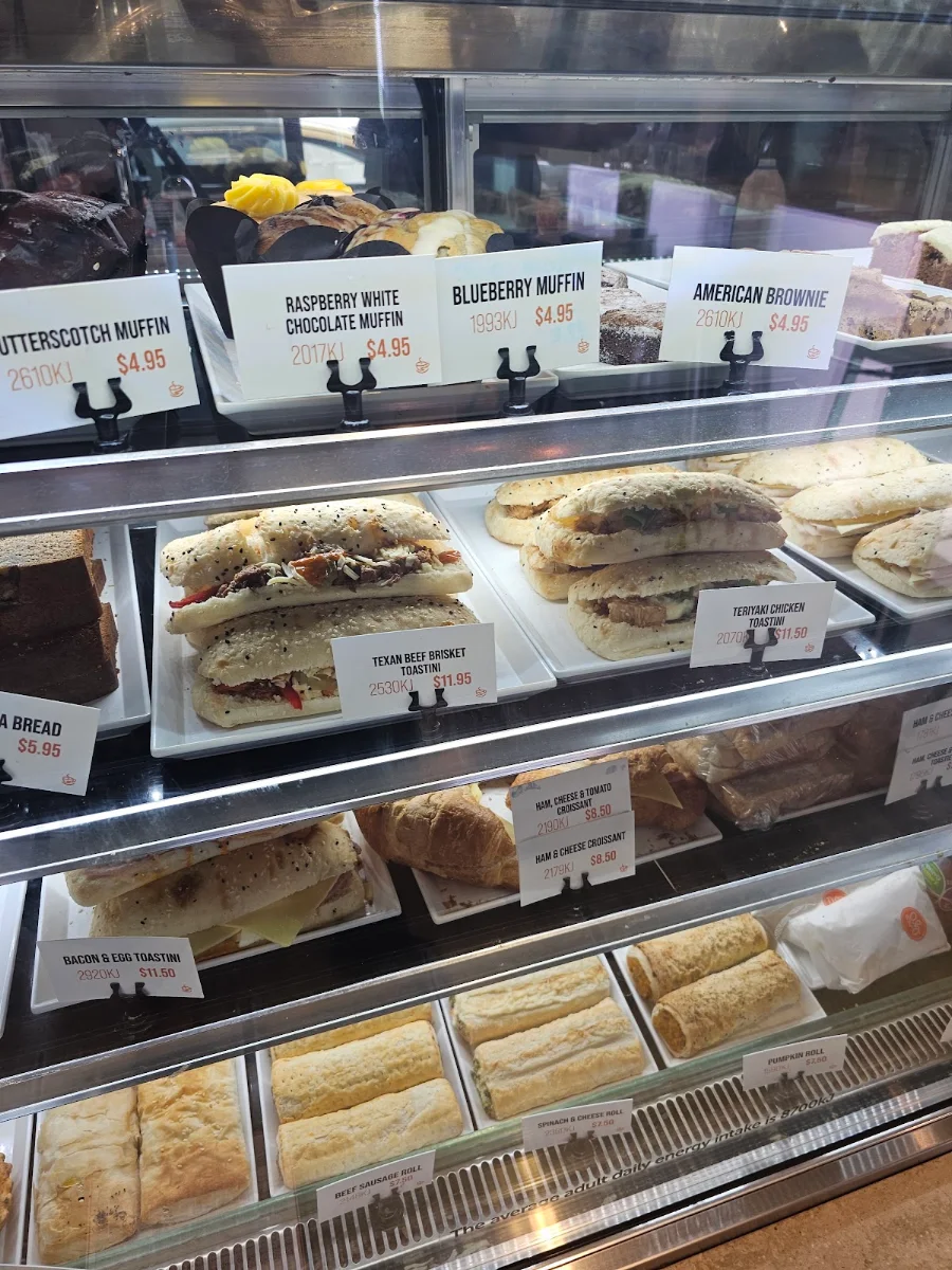 Menu, Gloria Jean's Moorooka Drive Thru