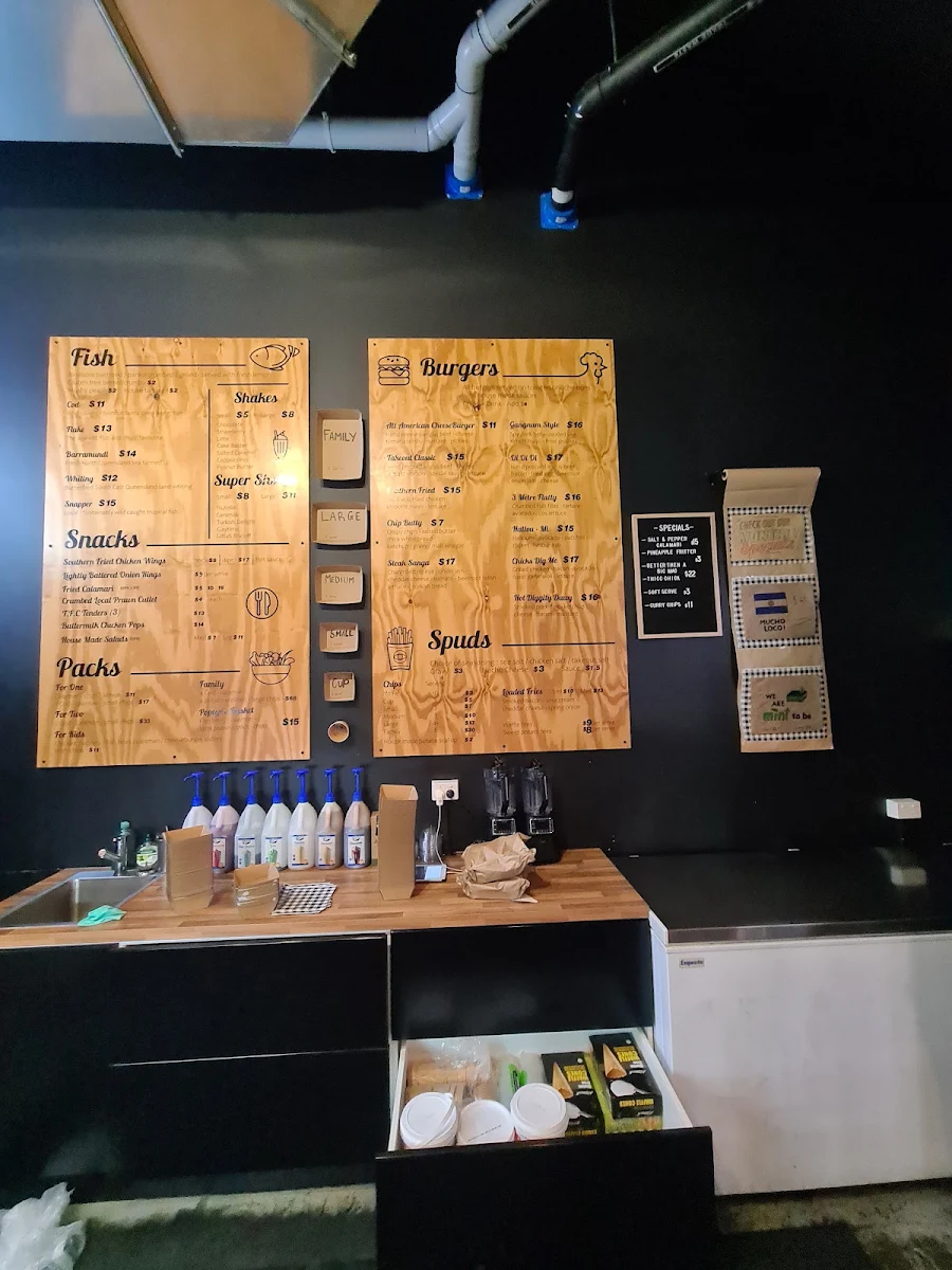 Menu, The Takeout Co